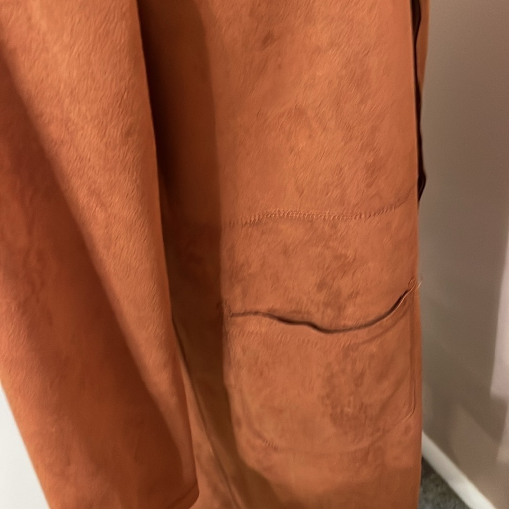 Solitaire Tan Trench type jacket Minimalist Design - Picture 3 of 9